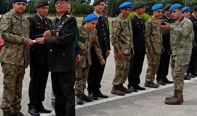 Ayvalıklı engellilerin vatani görev sevinci