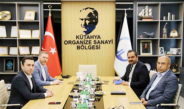 Azerbaycan'ın ticaret temsilcileri Kütahya OSB'yi ziyaret etti