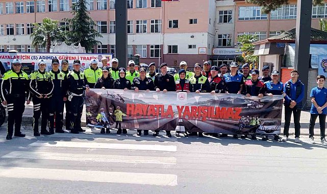 Bafra'da "Hayatla Yarışılmaz" etkinliği