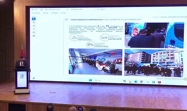 Bağcılar'da kentsel dönüşüm zirvesi programı yapıldı