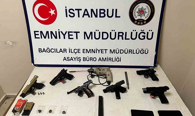 Bağcılar'da yasa dışı silah ticareti operasyonu
