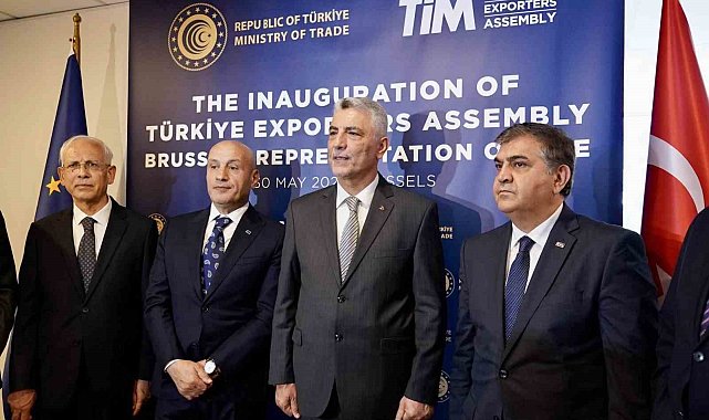 Bakan Bolat, Belçika'da TİM Brüksel Temsilciliği'nin açılışına katıldı