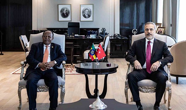 Bakan Fidan, Etiyopyalı mevkidaşı Selassie ile görüştü