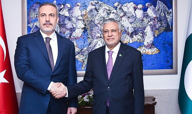 Bakan Fidan, Pakistan Dışişleri Bakanı Dar ile görüştü