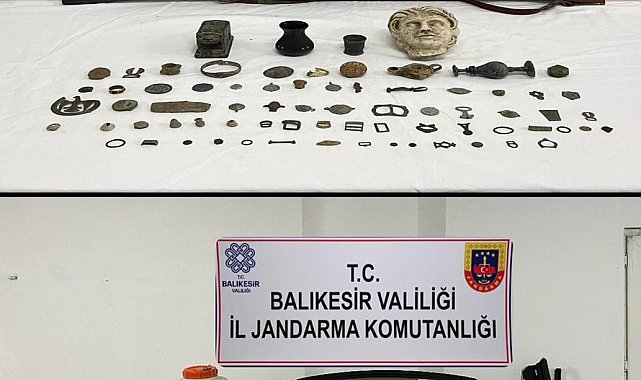 Balıkesir'de tarihi eser kaçakçılarına operasyon: 6 gözaltı