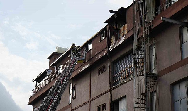 Başakşehir'de sanayi sitesinde korkutan yangın