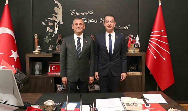 Başkan Arıcı, CHP Genel Başkanı Özel'le görüştü