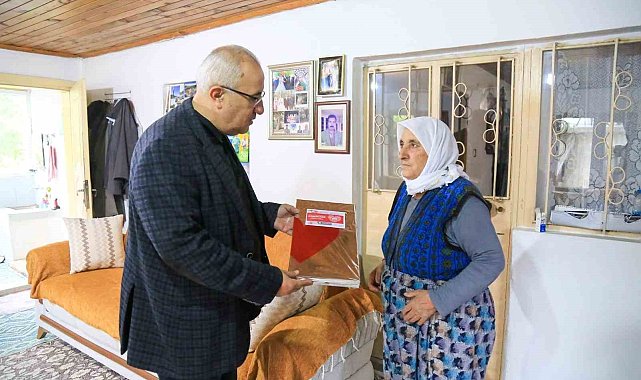 Başkan Arslan şehit ve gazi annelerini yalnız bırakmadı