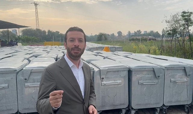 Başkan Aydar Ceyhan'a 300 yeni çöp konteyneri kazandırdı