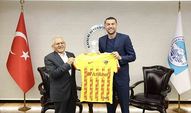 Başkan Büyükkılıç'a "sarı kırmızı" ziyaret