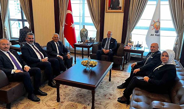 Başkan Büyükkılıç'tan AK Parti Genel Başkan Vekili Elitaş'a ziyaret