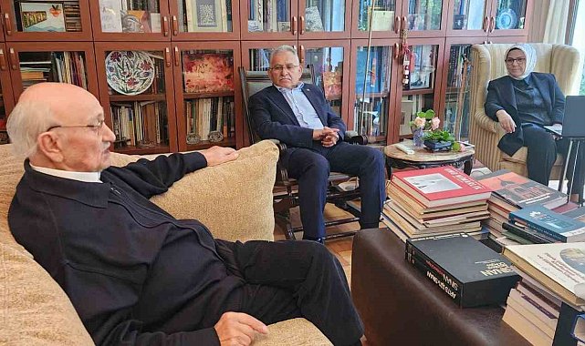 Başkan Büyükkılıç'tan ÇEKÜL Vakfı Başkanı Sözen'e ziyaret