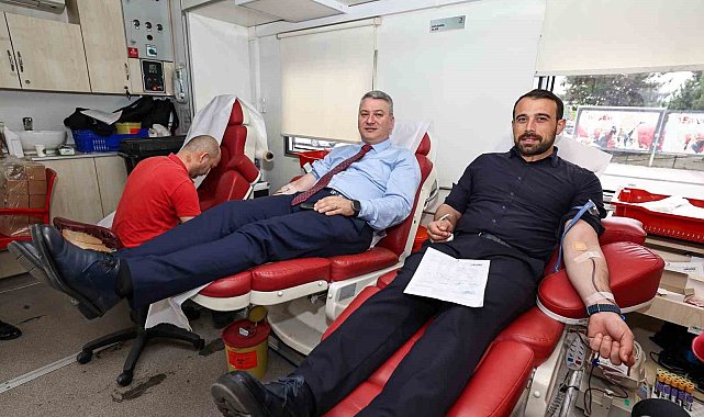 Başkan Çelik'ten kan bağışı kampanyasına destek