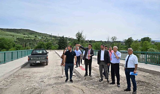 Başkan Çetinkaya Araç Çayı'nda incelemelerde bulundu