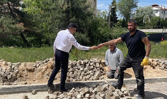 Başkan Durgut saha çalışmalarını inceledi