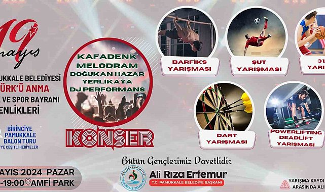 Başkan Ertemur gençleri 19 Mayıs şenliğine davet etti