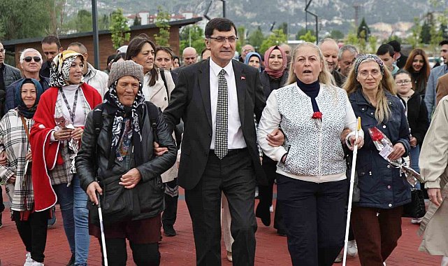 Başkan Eyüp Kahveci, doğa yürüyüşü etkinliğine katıldı
