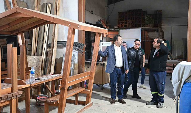 Başkan Nallar atölyelerde yapılan faaliyetleri inceledi