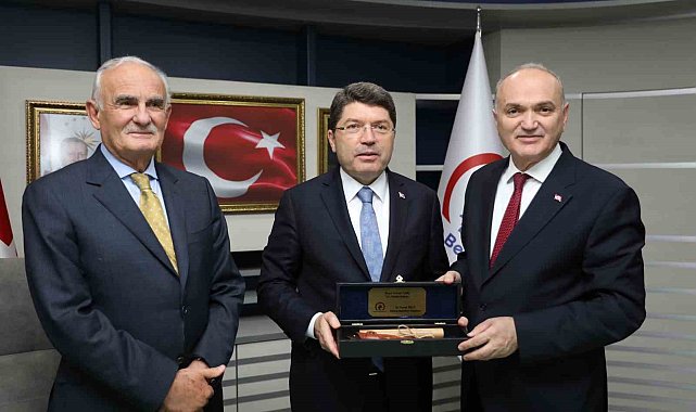Başkan Özlü, Tunç ve Yılmaz'ı ağırladı