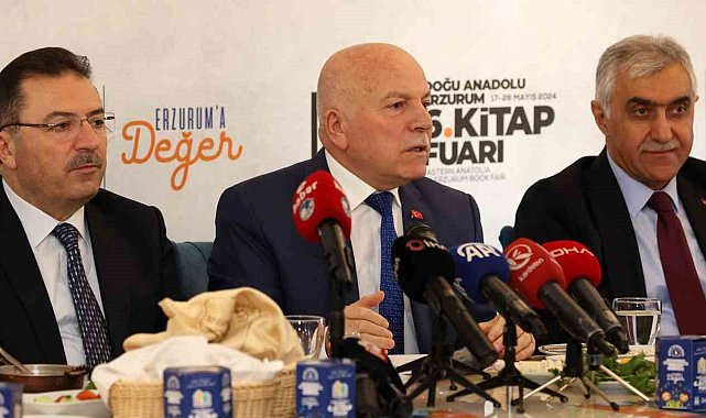 Başkan Sekmen: "Kitap dünyasının kalbi Erzurum'da atacak"