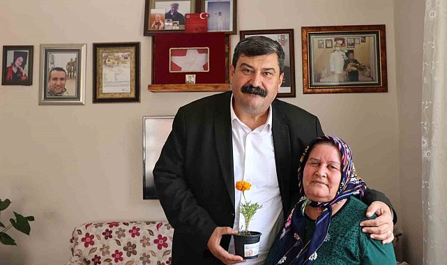 Başkan Yıldız'dan şehit annesine 'Anneler Günü' ziyareti