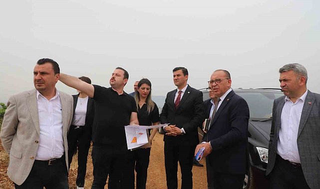 Başkan Zeyrek ve Akın'dan Turgutlu'da inceleme turu