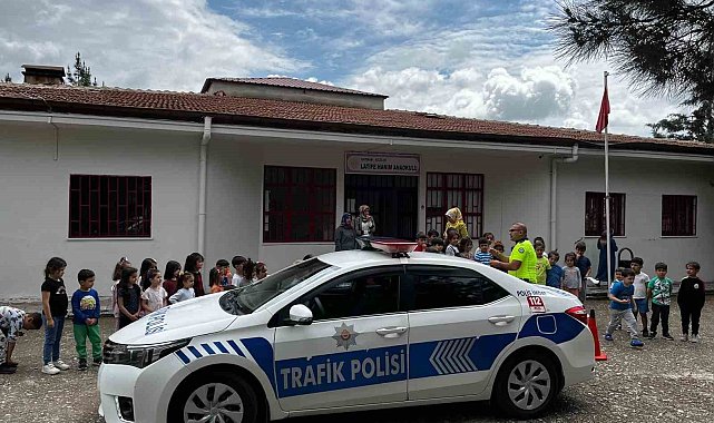 Batman'da anaokulu öğrencilerine trafik eğitimi verildi