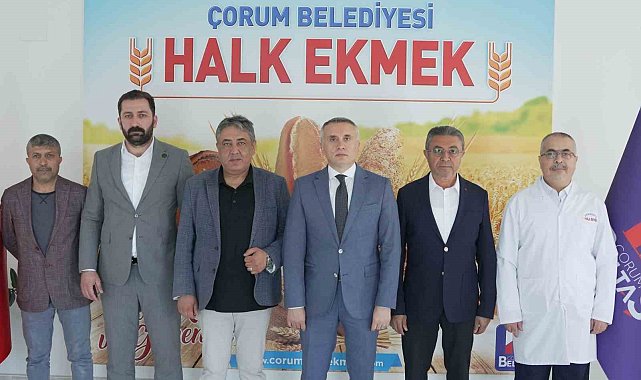 Belediye meclis grup başkanları Halk Ekmek Fabrikası'nı inceledi
