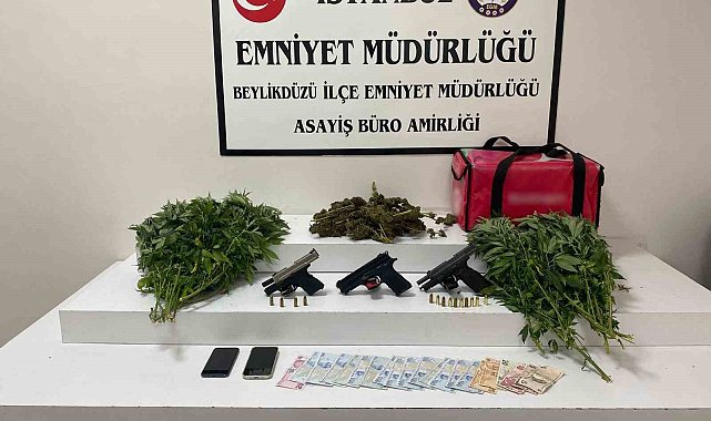 Beylikdüzü'nde kavga esnasında silahla ateş açan şüphelinin evinden uyuşturucu çıktı