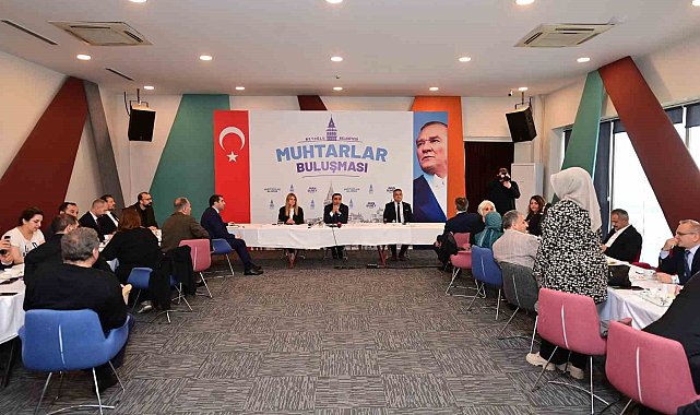 Beyoğlu Belediye Başkanı Güney muhtarlarla bir araya geldi
