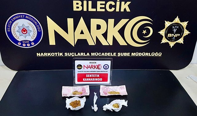 Bilecik&#039;te uyuşturucu operasyonu: 2 gözaltı