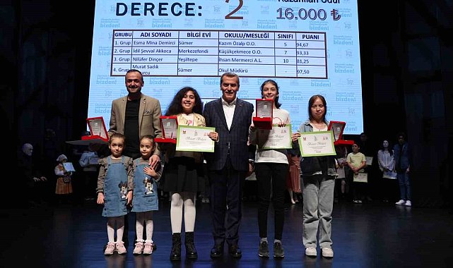 Bilgi Evleri ve Gençlik Merkezi'nin 18'inci Kitap Okuma Yarışmasında ödüller sahiplerini buldu