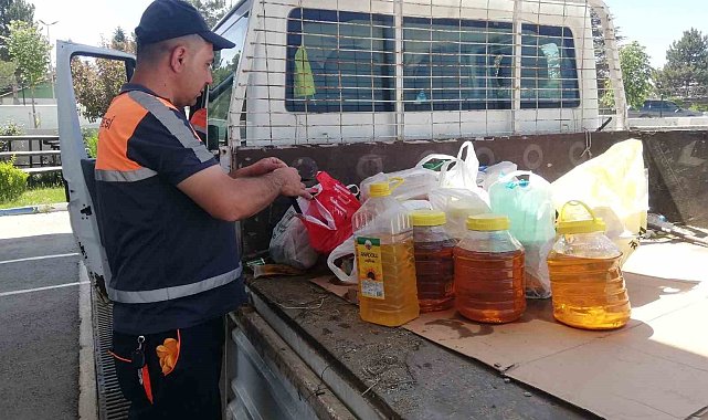 Bitkisel atık yağ toplama yarışması sona erdi