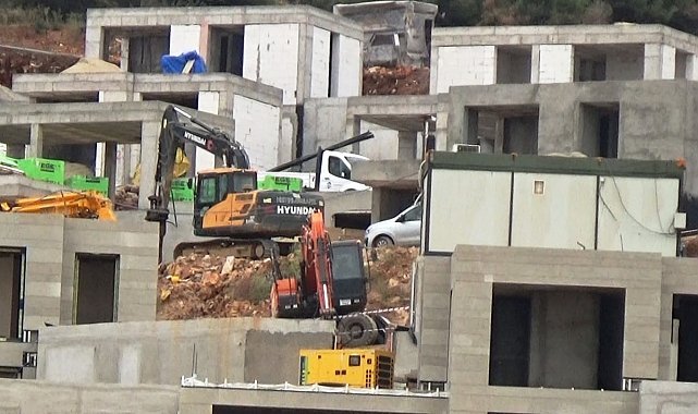 Bodrum'da yasağa rağmen inşaatlar tam gaz devam ediyor