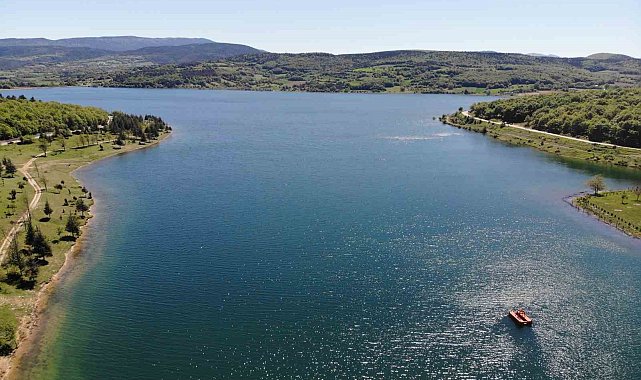 Bolu'nun içme suyu ihtiyacını karşılayan Gölköy Barajı'nda doluluk yüzde 96'ya ulaştı