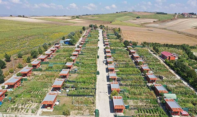 Bostan Gülistan Hobi Bahçesi'nde ilk fideler toprağa ekildi