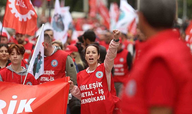 Bursa'da 1 Mayıs coşkusu yaşandı