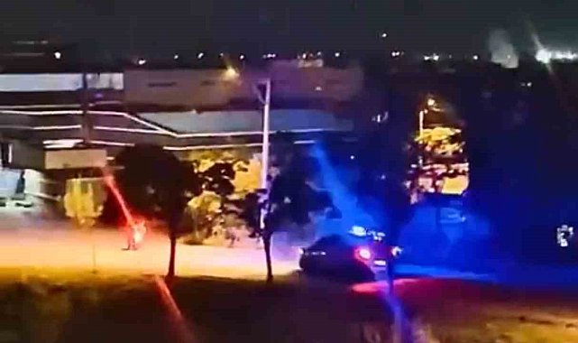 Bursa'da polis ile motosiklet kovalamacası kamerada