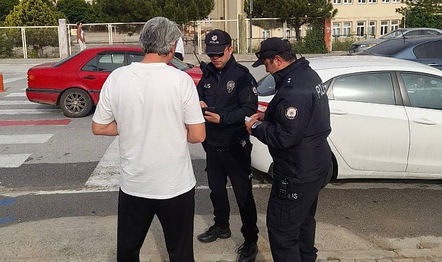 Çanakkale'de polisten okul çevrelerinde çocuk ve gençlerin korunmasına yönelik denetim