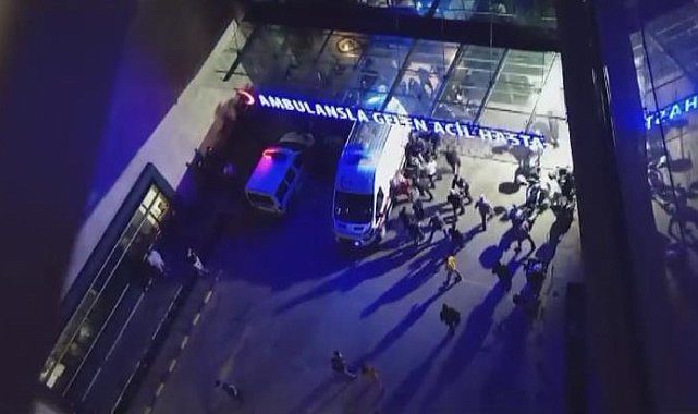 Çarşıda başlayan kavga, hastaneye taşındı