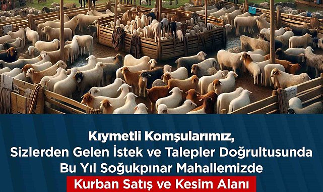 Çekmeköy Soğukpınar'da kurban satış ve kesim alanı kurulmayacak