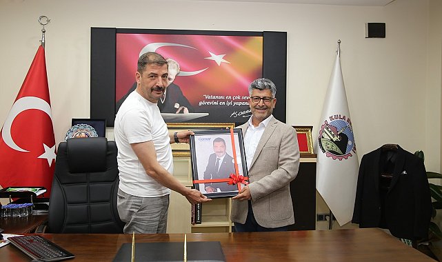 Cemar Genel Müdürü Yalçın'dan Başkan Dönmez'e 'Hayırlı olsun' ziyareti