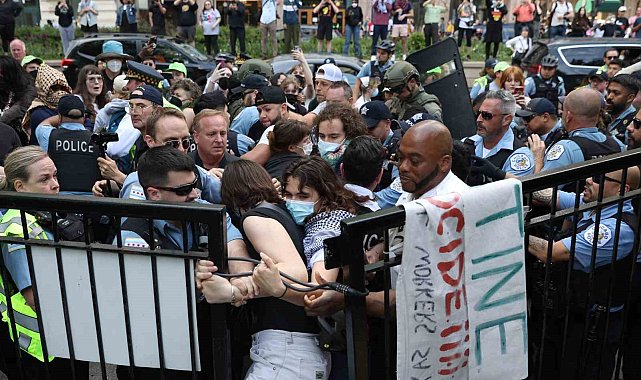 Chicago Sanat Enstitüsü Okulu'nda Filistin destekçisi 68 öğrenciye gözaltı