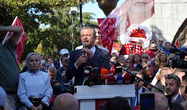 CHP Genel Başkanı Özel: "Samsun'un bizim tarafımızdan kazanılmamış olmasını asla kabul edemiyorum"