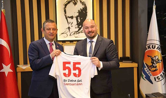 CHP Genel Başkanı Özel'den Atakum Belediye Başkanı Türkel'e destek