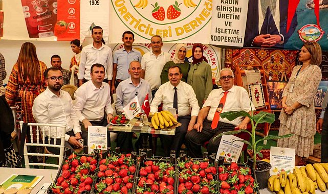 Çiftçilerin ürünleri yarıştı