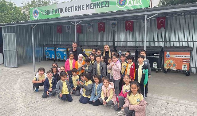 Çiftlikköy'de Sıfır Atık Merkezi 140 öğrenciyi ağırladı