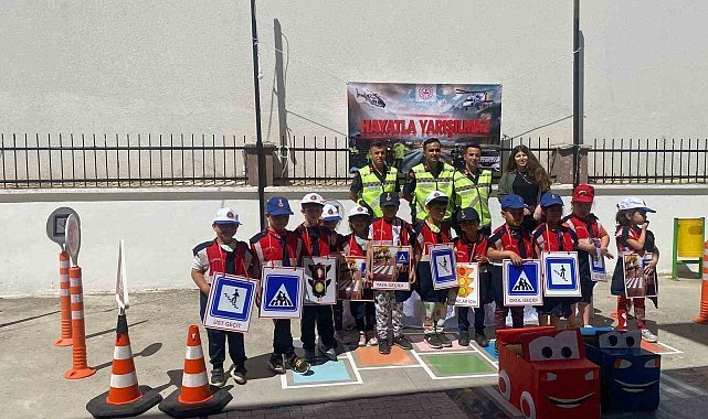 Çineli miniklere trafik semineri verildi