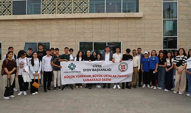 Cizre'de 36 öğrenci Çanakkale gezisine gönderildi
