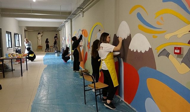 Çocuk cezaevinde 'Sanat Sokağı' açıldı
